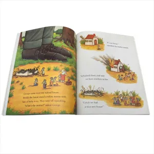 كتب قصصية تعليمية للأطفال ملونة بالكامل بحجم . ull color A4 educational storybooks for children, large