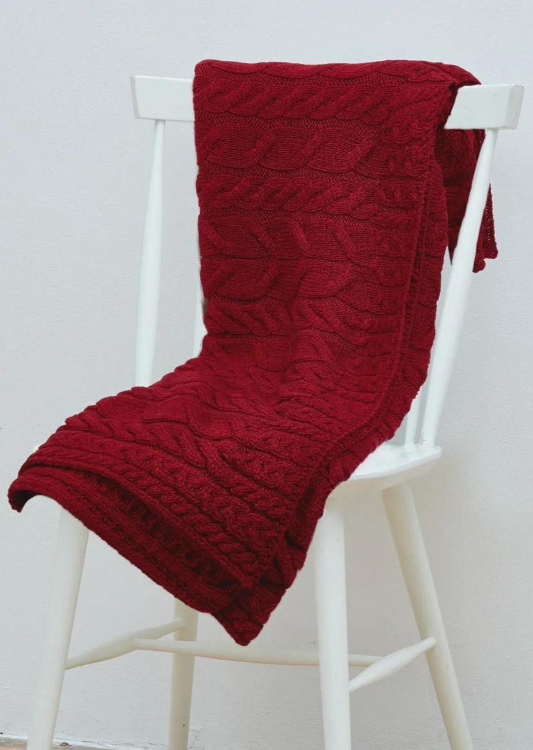 Aran Supersoft Blanket | Red
