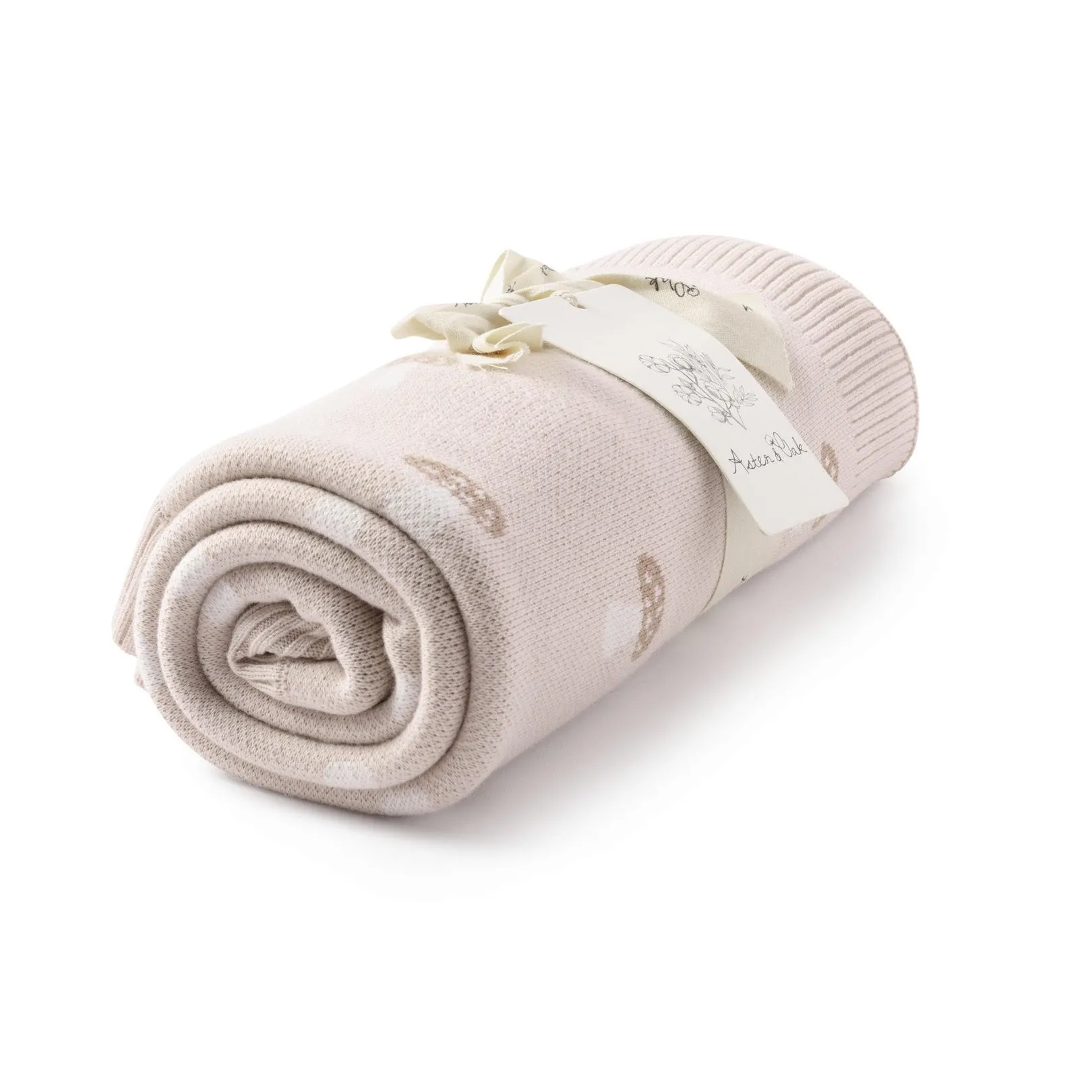 AW25 - Knit Blanket - Mushroom