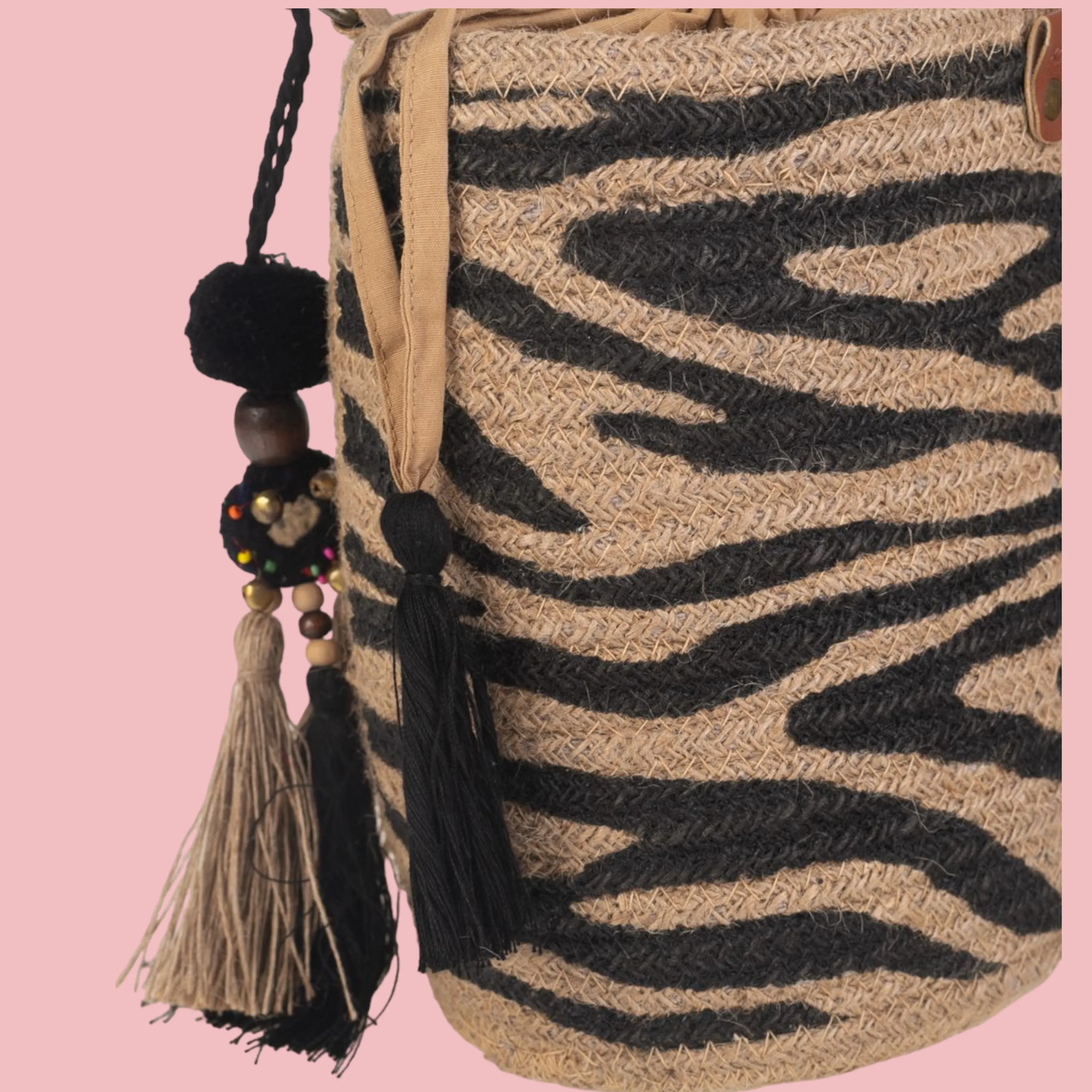 BANDOLERA PAJA ZEBRA