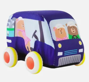 Blue Plush Pull Back Golfcart