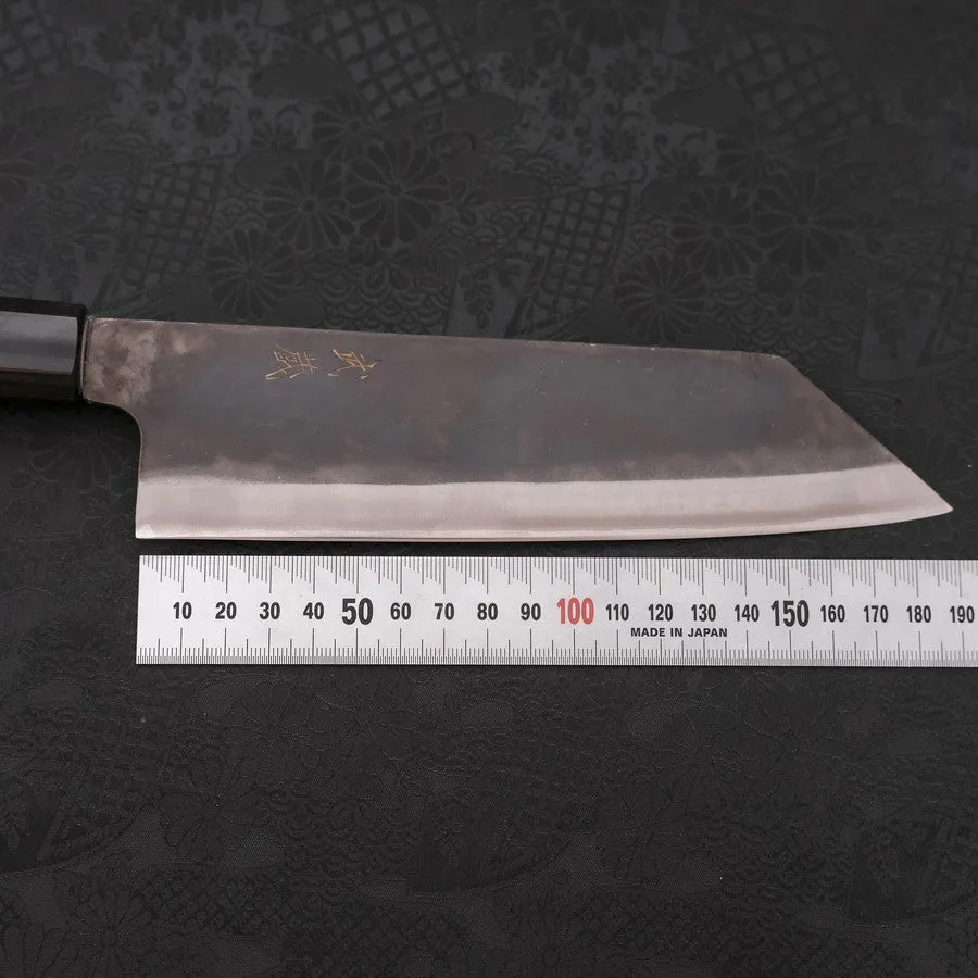 Bunka Blue steel #1 Kurouchi Stainless Clad Buffalo Magnolia Handle 190mm