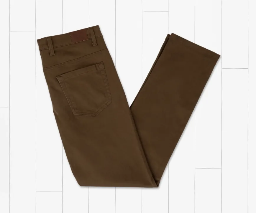 Cahaba Comfort Stretch Twill Pant Dark Brown