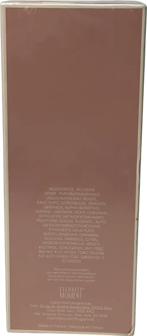 Calvin Klein Eternity Moment For Women Eau De Parfum Eternity Moment 100ml