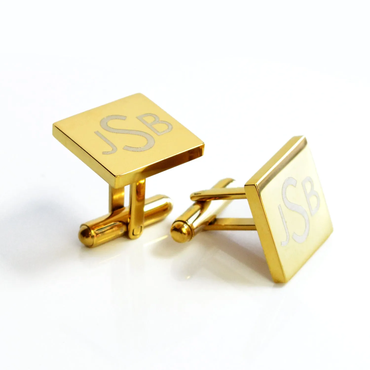 Custom Metal Cufflinks with Handwriting or Drawing