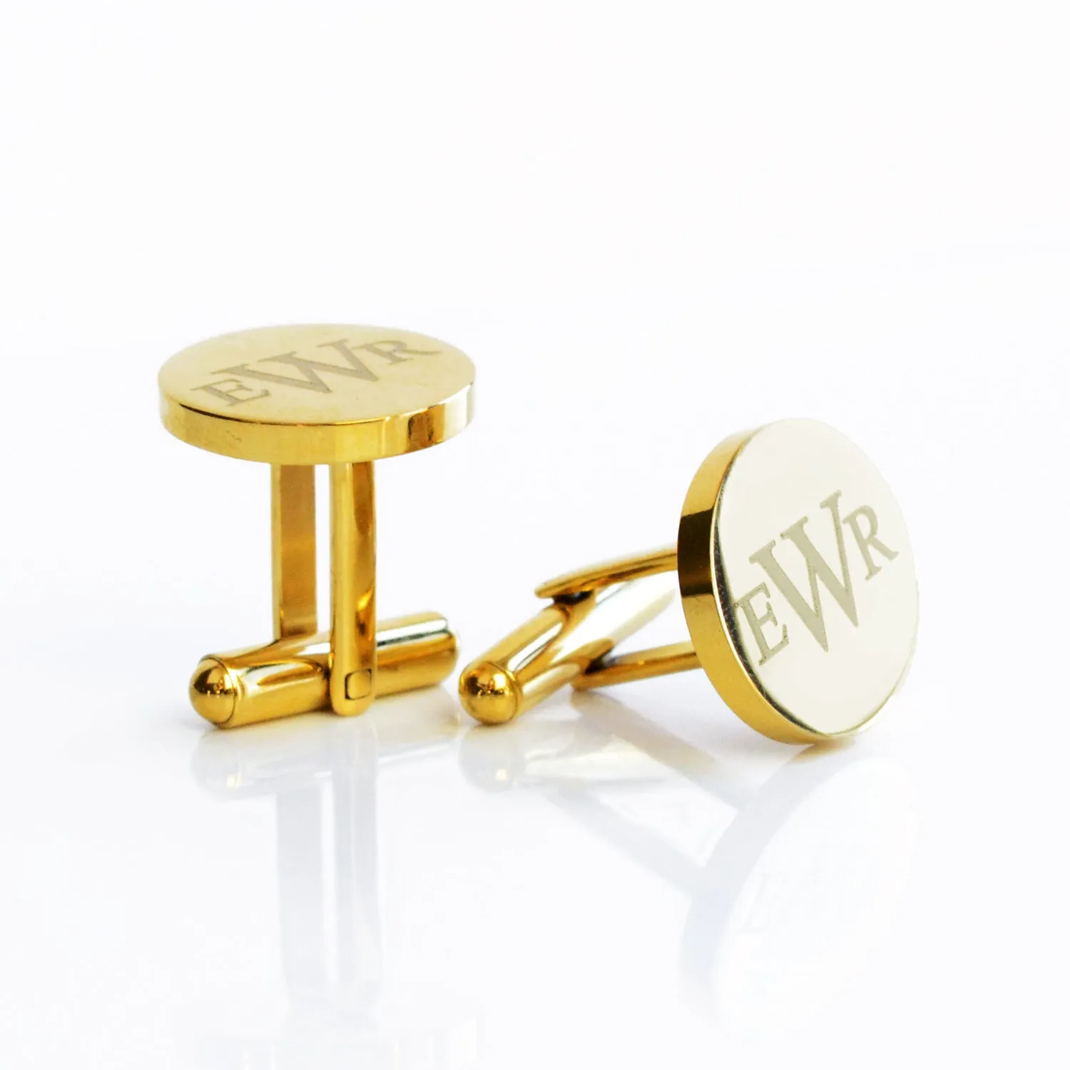 Custom Metal Cufflinks with Handwriting or Drawing