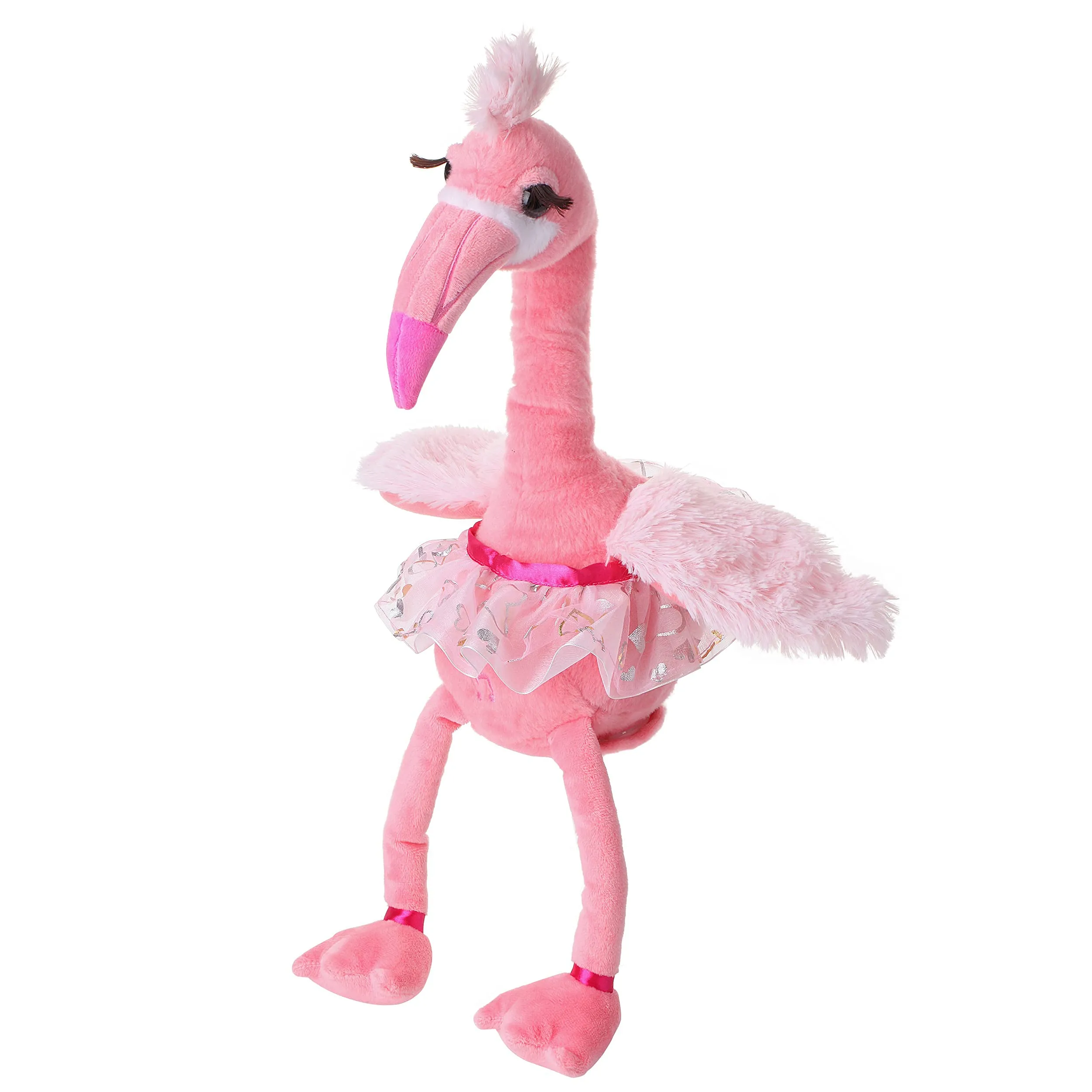 Dancing Flamingo - Interactive Toddler Toys - Cute and Soft Stuffed Animal for Baby - Live