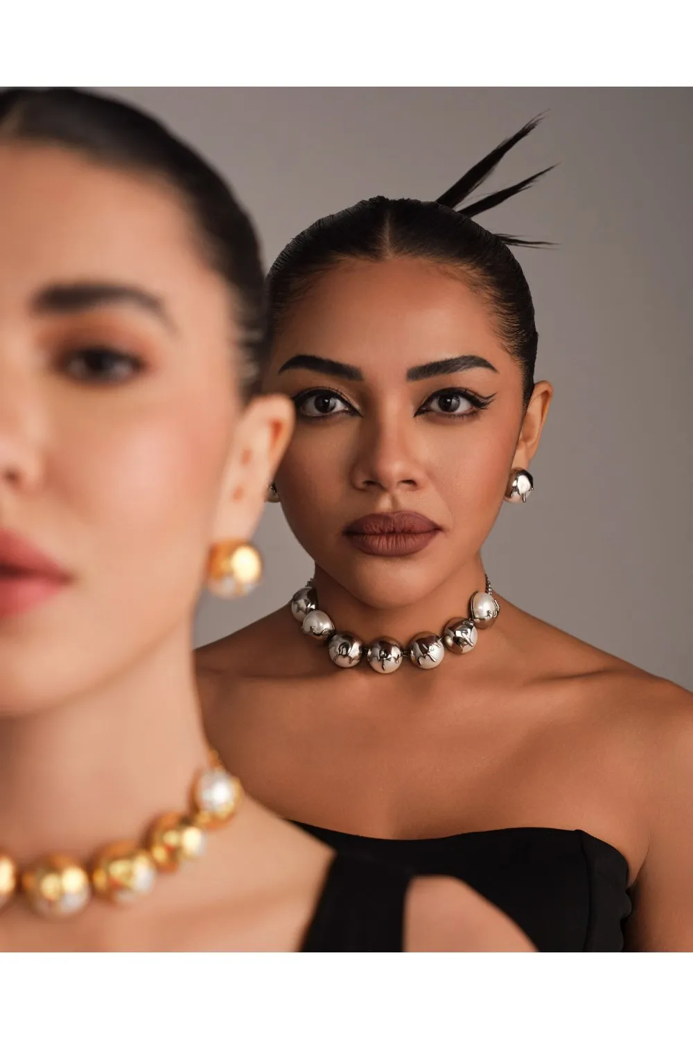 Dune Choker - Chrome