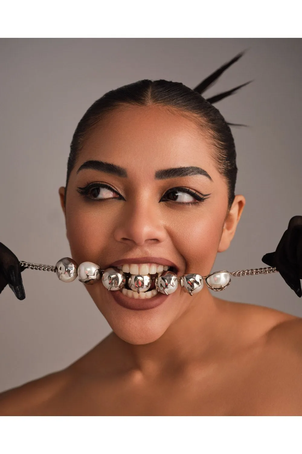Dune Choker - Chrome