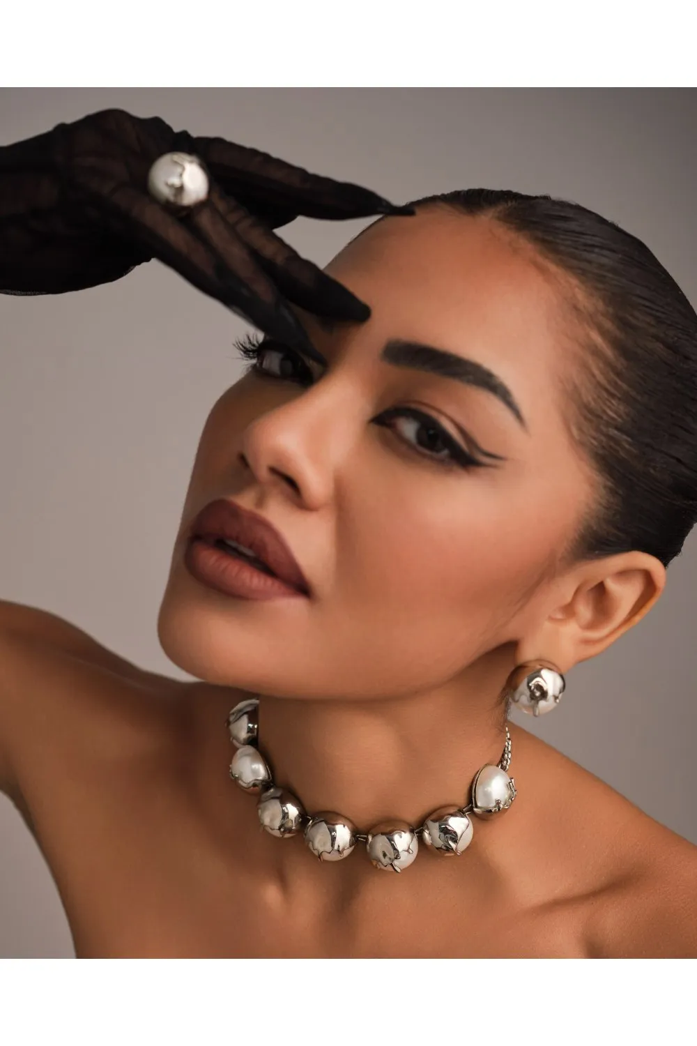 Dune Choker - Chrome