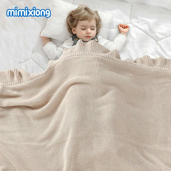 Factory Directly Mimixiong Cotton-بطانية أطفال محبوكة