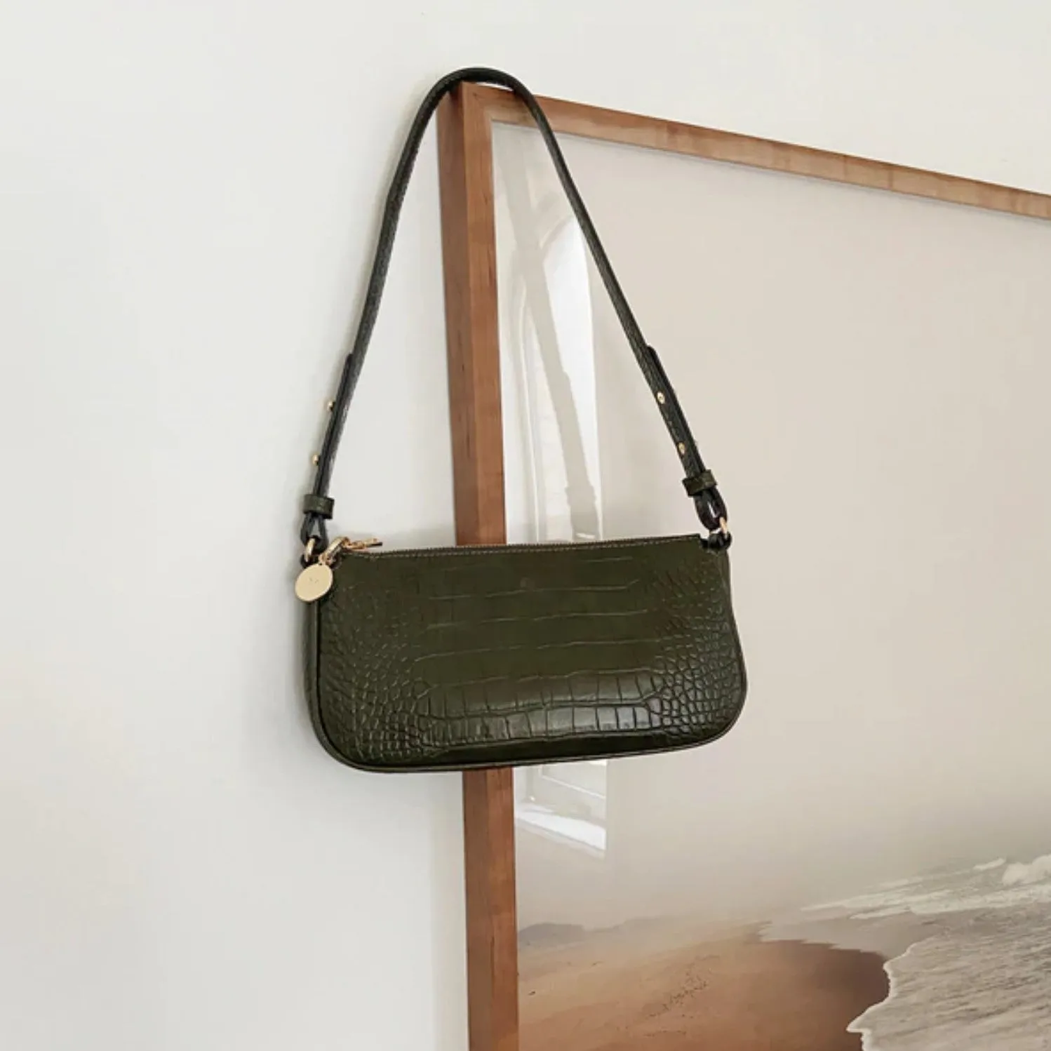 Fayette Bag (Khaki Croc)