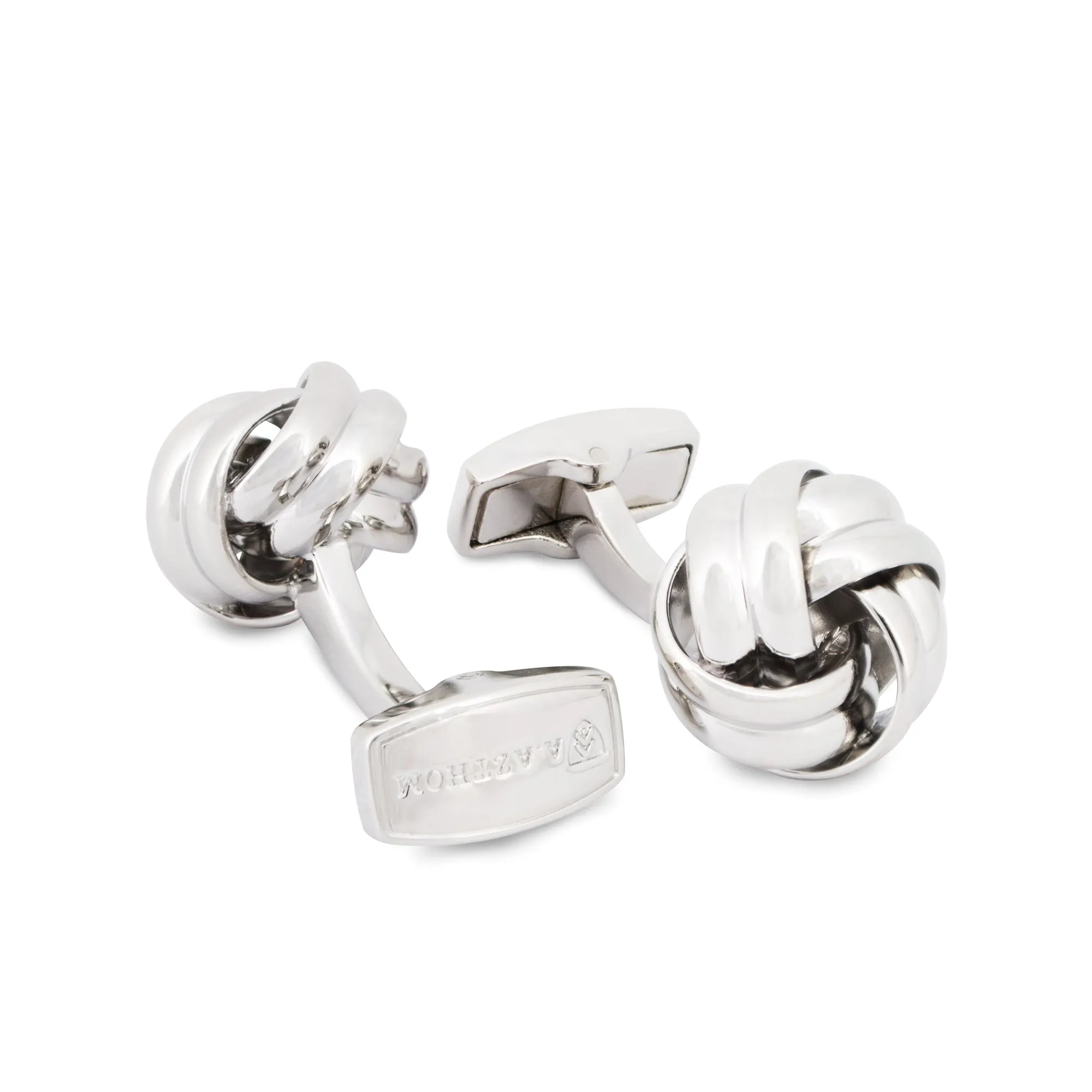 Gordian Knot Silver Cufflinks
