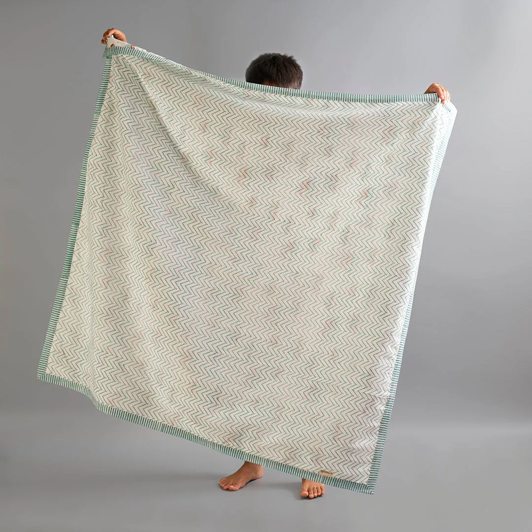 Gudgoodie Kids Cotton Muslin Dohar - Ultrasoft & Breathable - Vroom Vroom Vehicles