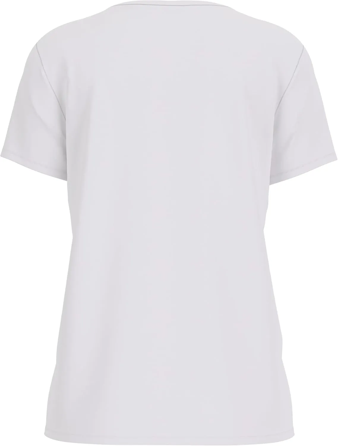 GUESS Women's Short Sleeve Eco Glitter Degrade Logo Tee