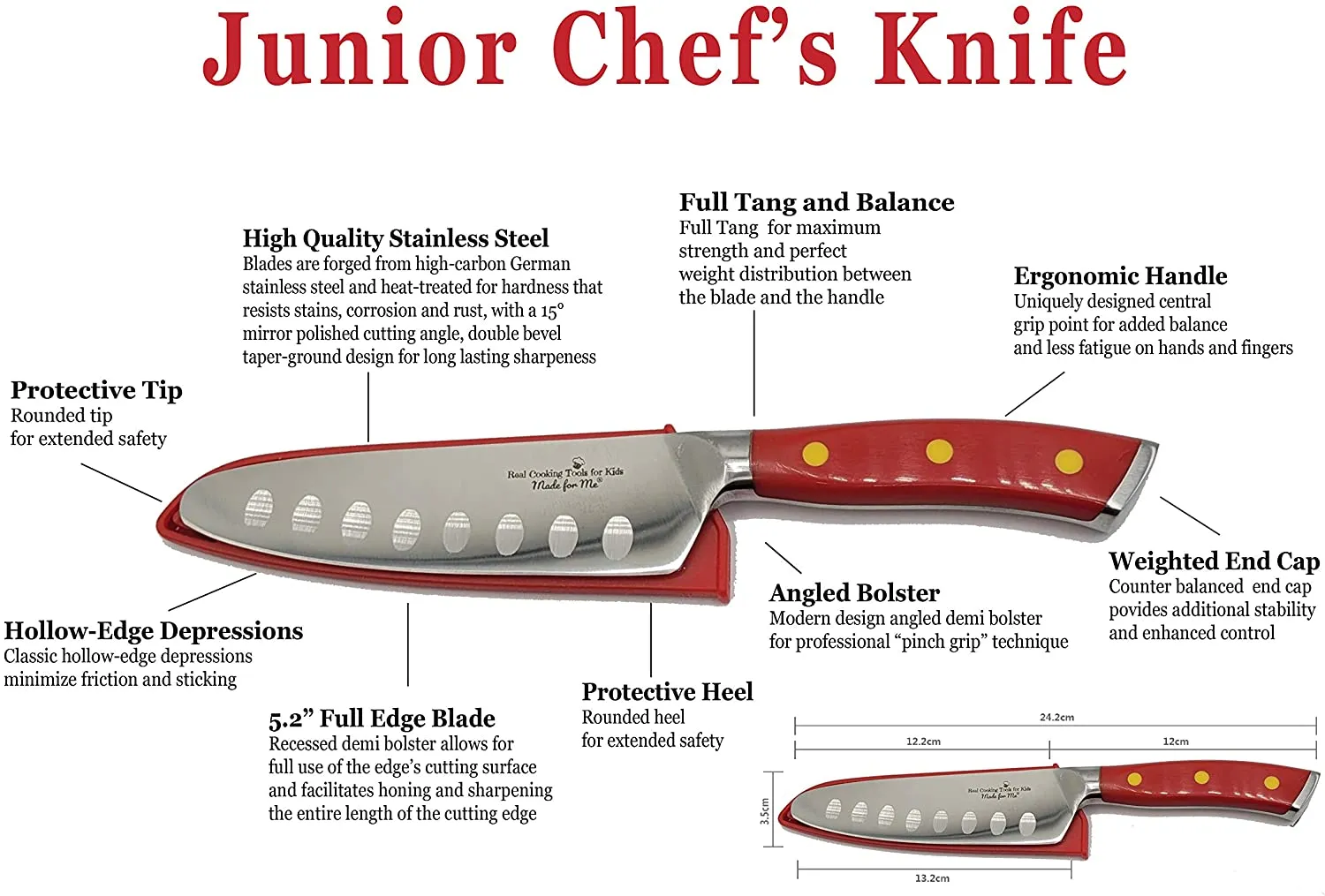Junior's Chef's Knife - Crimson