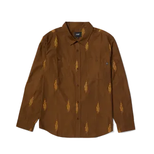Larkin Embroidered Work Shirt - Bison
