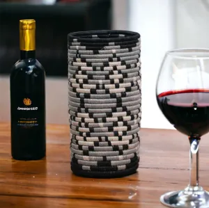 LIGHT GREY DIYAMA VASE