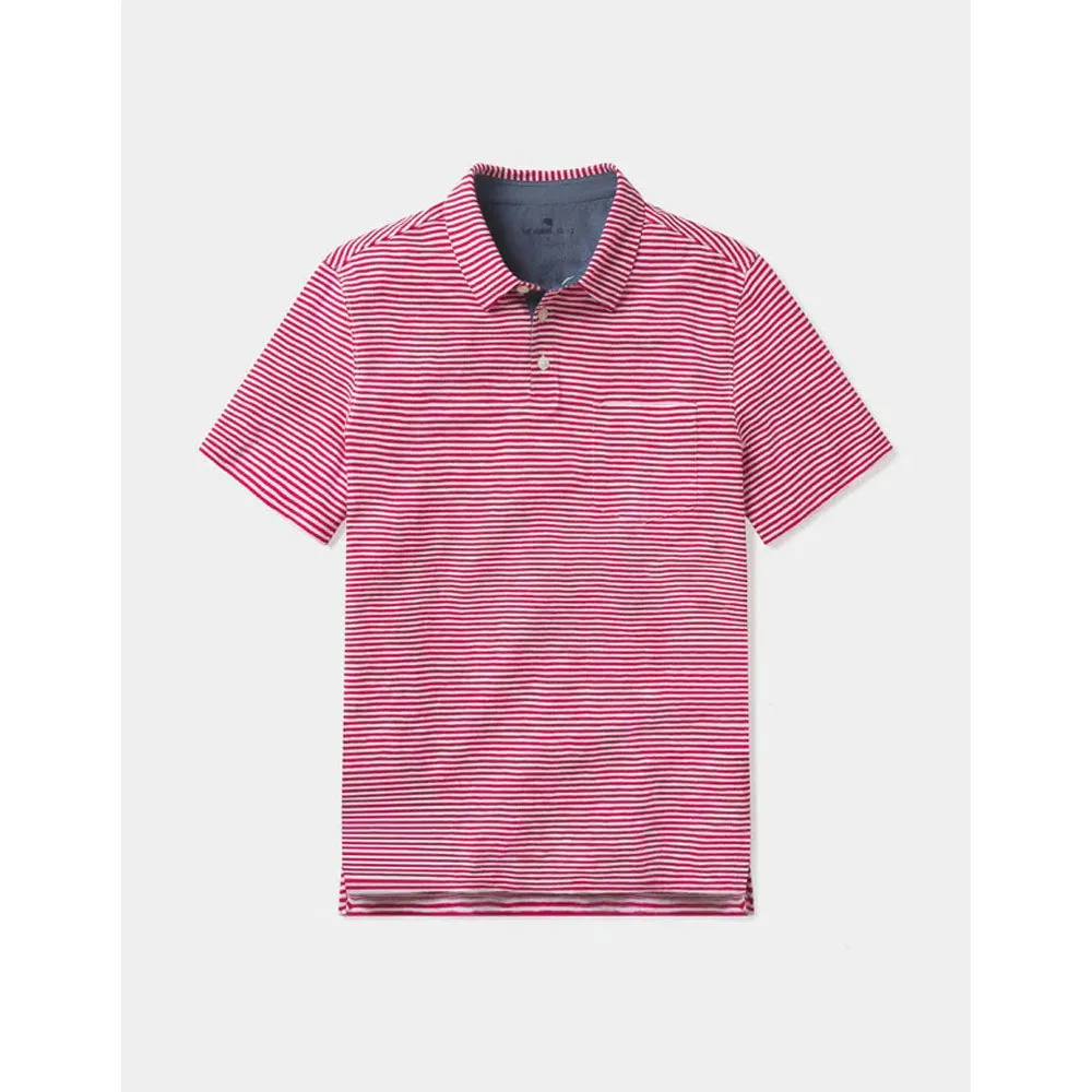 Men's Vintage Slub Pocket Polo