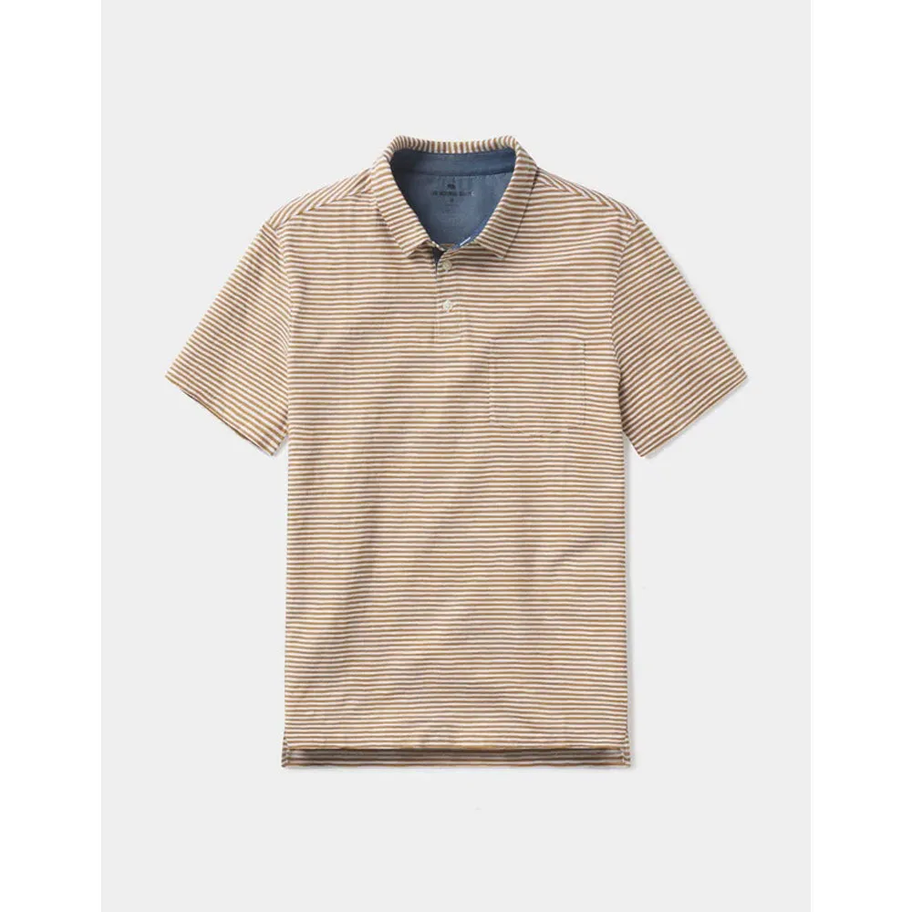 Men's Vintage Slub Pocket Polo