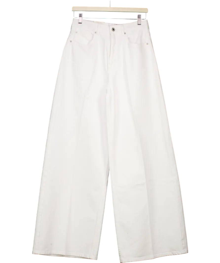 Pepe Jeans White High-rise Wide Fit Jeans - Jaimy L32 W28