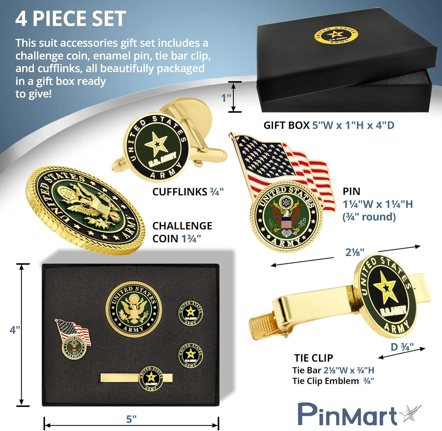 PinMart's Officially Licensed Men's Gift Set with Presentation Box