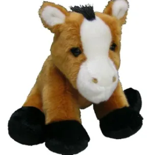 Plush Horse Sitting Toy - Medium