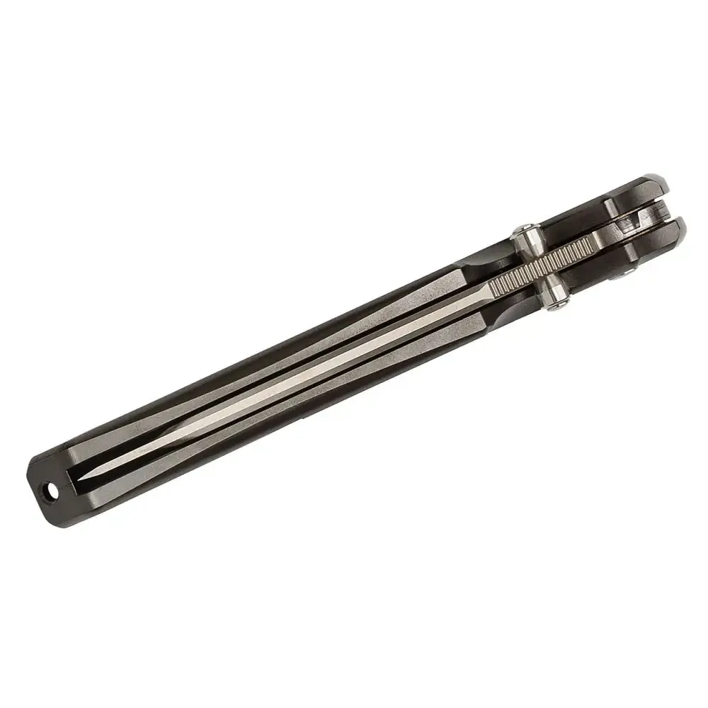 Rockstead SHU-CB-ZDP Folding Knife (DLC Coated Titanium Handle)