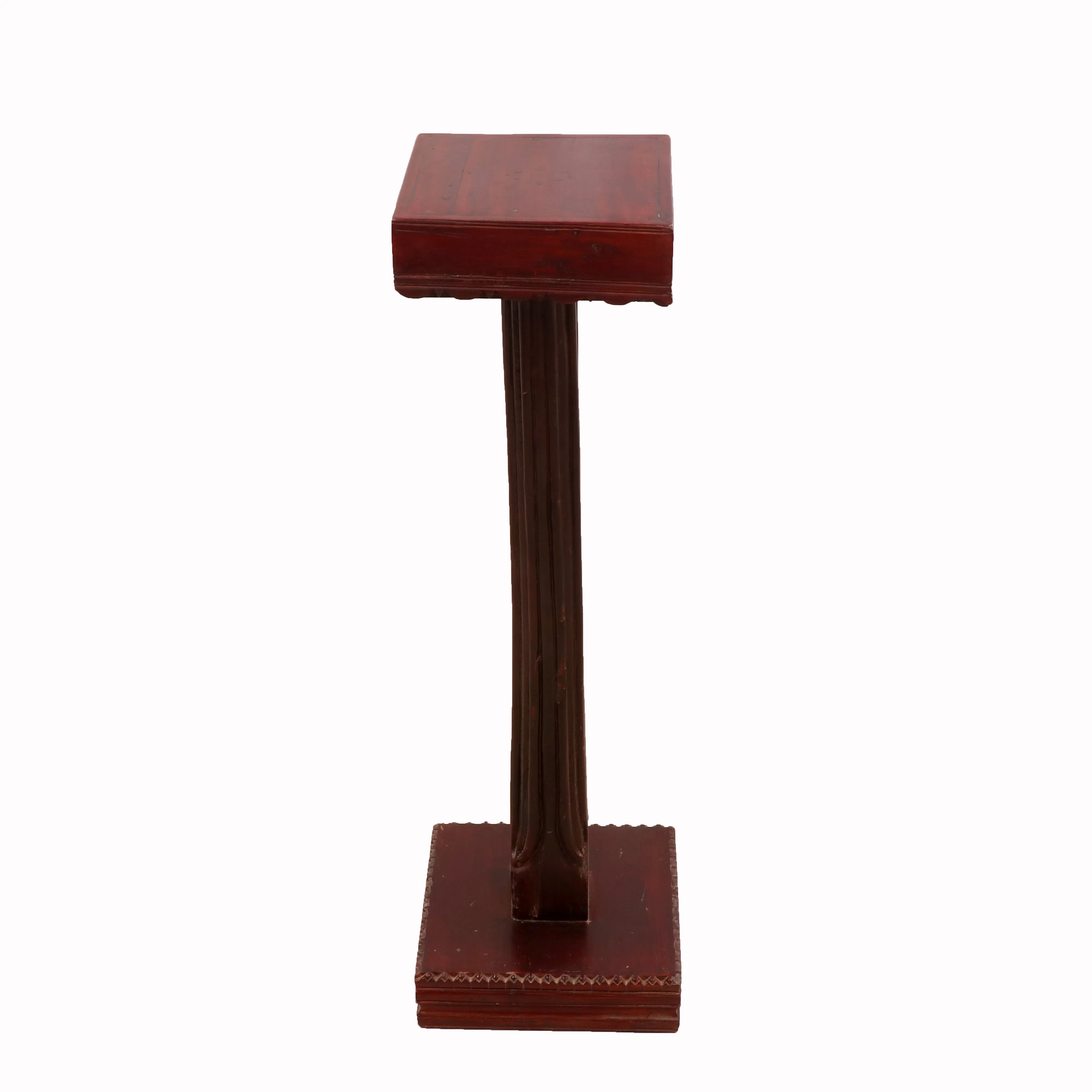 Rustic Pedestal Wooden Pillar